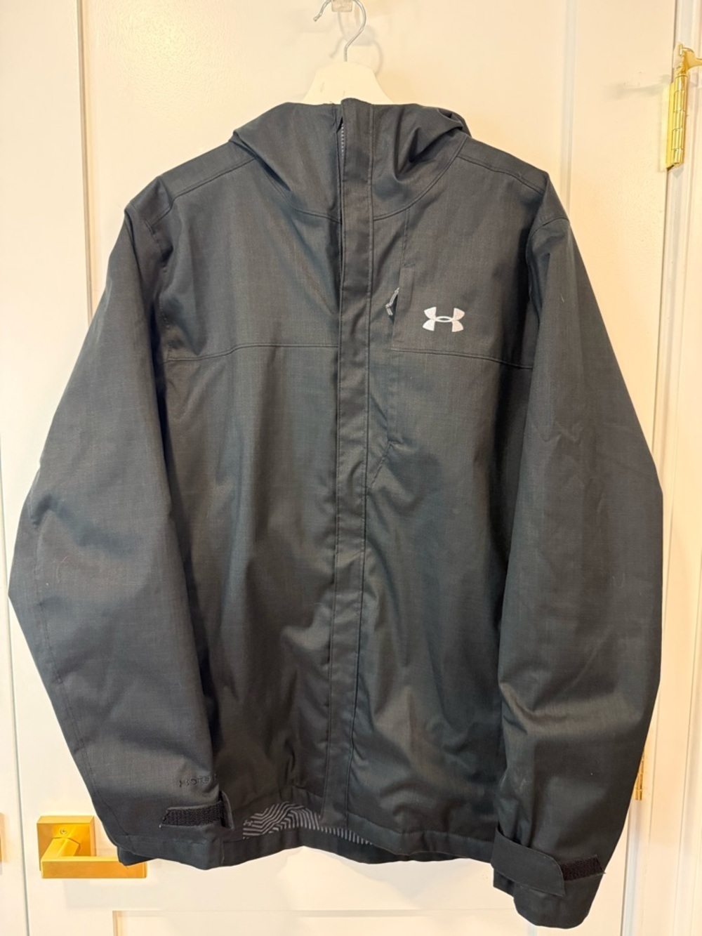 Under Armour Men’s Black Porter Coldgear 3-in-1 Storm Rain Jacket (Shell Only)
